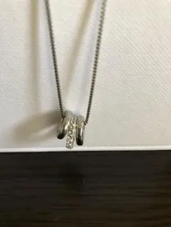 再値下げ！3連シルバーネックレス