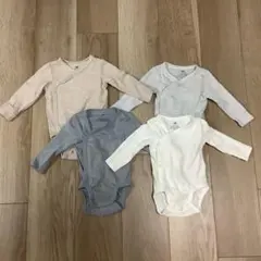H&M ベビー肌着 4点セット　ボディスーツ