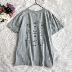 ピクサー（M）トイストーリー 半袖 Tシャツ グレー ディズニー ゆるキャラ風のサムネイル