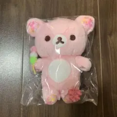 リラックマ ぶらさげぬいぐるみ マスコット お花 リボン リラックマ