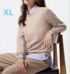 UNIQLO メリノクルーネックセーターXL