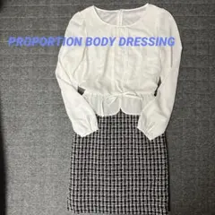 PROPORTION BODY DRESSING ドッキングワンピ　1