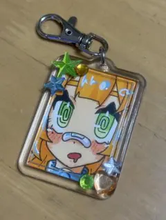 オリジナル　手描きアナログイラスト　キーホルダー