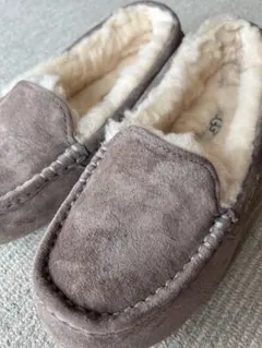 アグ UGG モカシン ANSLEY アンスレー　ヒッコリー　サンド　23 23cm 新品☆UGG モカシン☆アンスレー☆ANSLEY☆ヒッコリーサンド