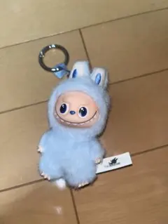 ポップマート POP ラブブ らぶぶ ぬいぐるみ イニシャル D 水色
