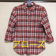 united arrows beauty & youth チェックシャツ　七分袖