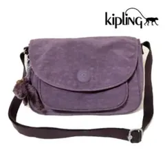 値下げ【未使用】Kipling キプリング ショルダーバッグ パープル