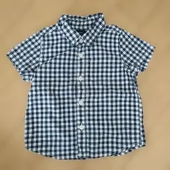 ベビーギャップ　ギンガムチェック　シャツ　90