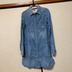 Lee デニムシャツワンピース デニムワンピース③