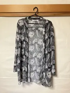 Linea Formica ペイズリー柄 長袖カーディガン