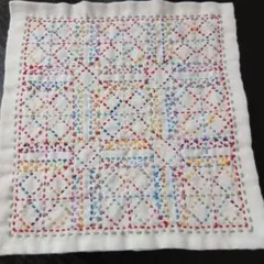 刺し子（小） ハンドメイド 幾何学模様
