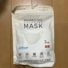 ユニクロ　エアリズムマスク ちいさめ　Mサイズ 3枚入り　ホワイト　AIRism