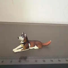チョコQペット動物　シベリアンハスキー（赤）