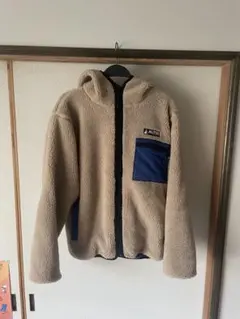 ALTUS アルタス　ボアフリース　ジャケット ベージュ　ナイロン