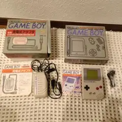 初代 GAMEBOY DMG-01＆アダプターDMG-03【ジャンク】