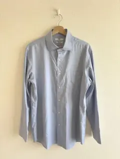 UNIQLO スーパーノンアイロンシャツ XLサイズ ブルー