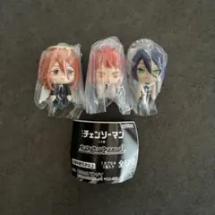 【匿名配送】チェンソーマン つまんでつなげてマスコット 3種ミックスセット①
