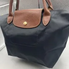 LONGCHAMP ロンシャン トートバッグ ルプリアージュ S ナイロン 灰色
