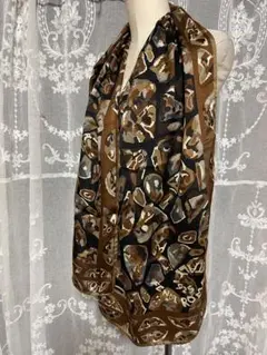 FENDI シルク　縦長スカーフ