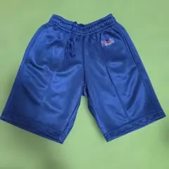 体操服 ハーフパンツ 120　ブルー 青ズボン　半ズボン