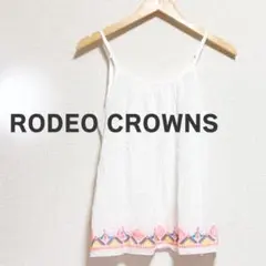 RODEO CROWNS ロデオクラウンズ キャミソール　シアー　透け感　刺繍のサムネイル