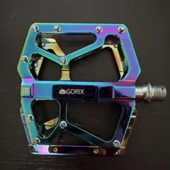 GORIX フラットペダル オイルスリックカラー 左右セットのサムネイル