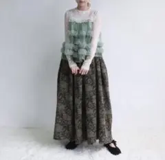 Atelier ジャガード キャミワンピース　古着風 高円寺