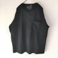 〈ハートマーケット〉長袖Ｔシャツ　黒　綿100%　薄手　トレーナー　F