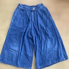 デニム ガウチョパンツ 130
