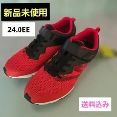 【新品タグ付き】ムーンスター スーパースター スニーカー 24cm 赤×黒