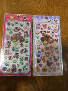 正規品 ディズニープチドロップステッカー カップケーキ トイストーリー ロッツォ