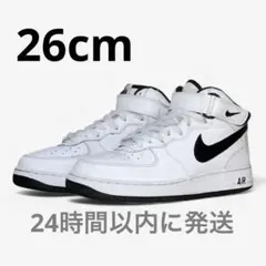 【売切御免‼️】NIKE Air Force 1 Mid ホワイト×ブラック 人気