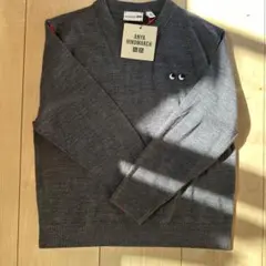 ユニクロ アニア・ハインドマーチ クールネックセーター グレー　120サイズ