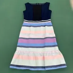 TOCCAノースリーブ膝丈ワンピース