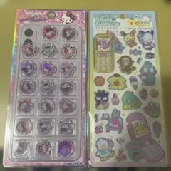 正規品　おはじきシール　キティ　平成ハッピーフォン