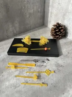 ミニチュア　かんざしと櫛のセット