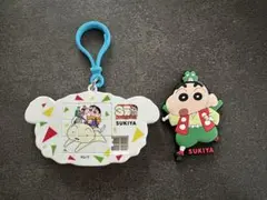 クレヨンしんちゃん すきすきセット　シロパズルキーホルダーとラバーマグネットのサムネイル