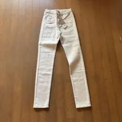 無印良品　オーガニックコットン生成スリムパンツ W22 L30のサムネイル