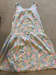 古着ワンピース　花柄　ヴィンテージ アンティーク　ワンピース