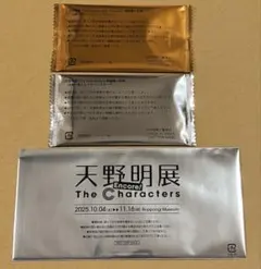 天野明展 来場　物販購入特典 自撮り風トレーディングカード2種 レプリカチケット