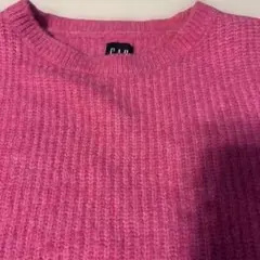 【最終値下げ】GAP ピンク リブ編み ニットセーター S