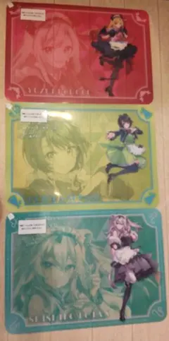 ホロライブホロクッキングくじ ランチョンマット賞 ちょこ&スバル&ぼたん