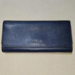 FURLA ネイビー 長財布