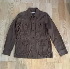 ユナイテッドアローズ サファリジャケット カーキ コットン サイズM