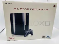 【動作確認済み】PS3 CECHL00 80GB ブラック 箱付