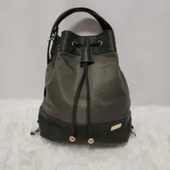 X-girl　3WAY 巾着バッグ リュック ショルダー ナイロン バイカラー