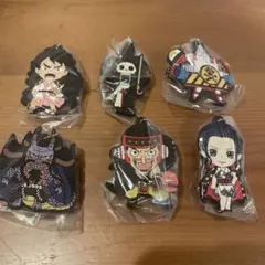 ワンピース　ラバーストラップ 6個セット