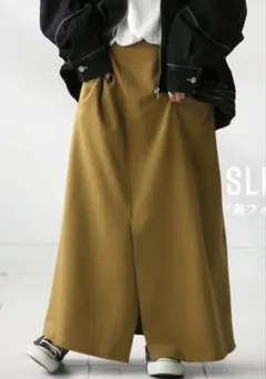 antiqua アンティカ　マスタード　ポンチスカートのサムネイル