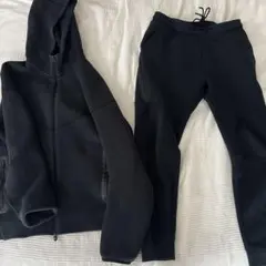 NIKE Tech Fleece セットアップ ブラック - メルカリ