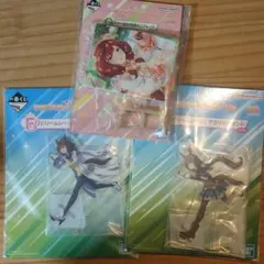 一番くじ　ウマ娘　アクリルスタンド　ミニプレート